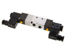5/3 G1/4'' (G1/8'') Válvula solenoide de centro de presión 12V DC 1.5-8bar/21.0-112psi E.MC
