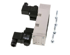 5/3 ISO 5599-2 Válvula solenoide central de escape 115V AC 2-10bar/28-140psi YPC