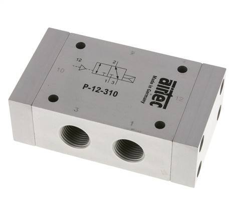 válvula piloto de aire 3/2 G1/2'' (G1/8'') ATEX 1-10bar/14-140psi Airtec