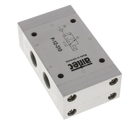 válvula piloto de aire 3/2 G1/2'' (G1/8'') ATEX 1-10bar/14-140psi Airtec