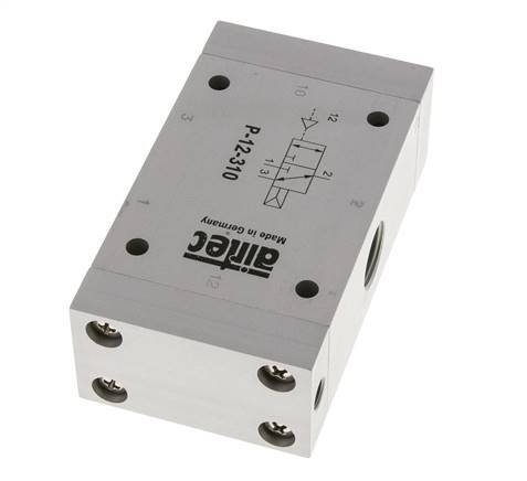 válvula piloto de aire 3/2 G1/2'' (G1/8'') ATEX 1-10bar/14-140psi Airtec