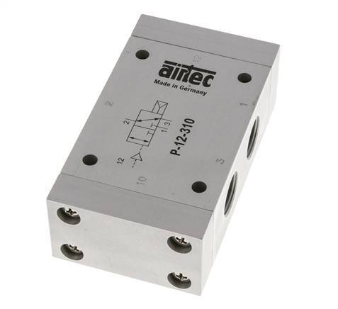 válvula piloto de aire 3/2 G1/2'' (G1/8'') ATEX 1-10bar/14-140psi Airtec