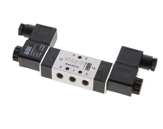 válvula solenoide central de escape 5/3 G1/8'' 230V AC 3-10bar/42-140psi Airtec