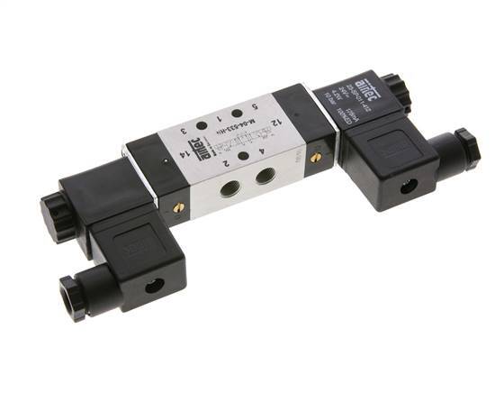 válvula solenoide central de escape 5/3 G1/8'' 230V AC 3-10bar/42-140psi Airtec