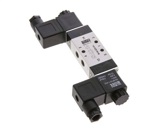 válvula solenoide central de escape 5/3 G1/8'' 230V AC 3-10bar/42-140psi Airtec