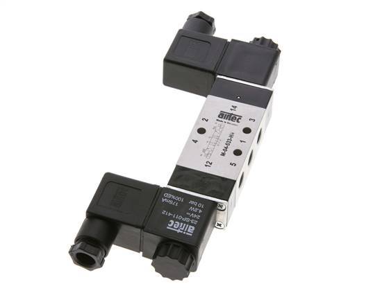 válvula solenoide central de escape 5/3 G1/8'' 230V AC 3-10bar/42-140psi Airtec