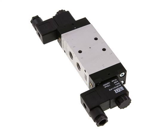 válvula solenoide de centro de presión 5/3 G1/4'' 230V AC 3-10bar/42-140psi Airtec