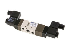 5/3 G1/4'' (G1/8'') Válvula solenoide de centro cerrado 12V DC 2-10bar/28-140psi YPC