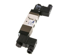5/3 G1/4'' (G1/8'') Válvula solenoide de centro cerrado 12V DC 2-10bar/28-140psi YPC