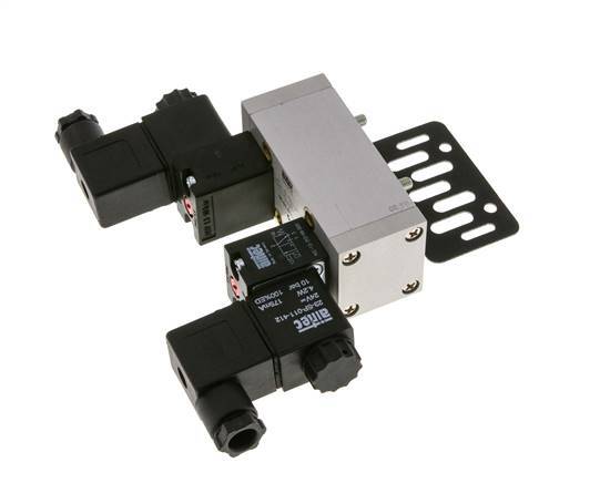 5/3 ISO 5599-1 Válvula solenoide de centro cerrado 230V AC 3-10bar/42-140psi Airtec