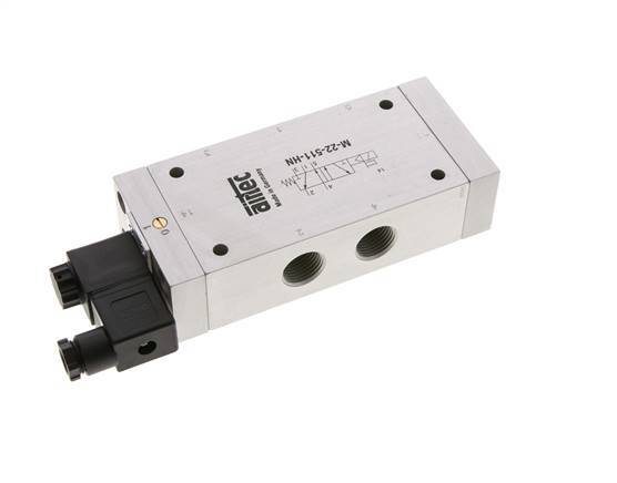 válvula solenoide 5/2 G1/2'' 24V AC 2-10bar/28-140psi Airtec