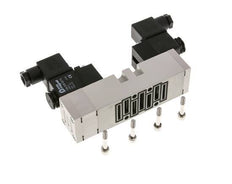 5/3 ISO 5599-1 Válvula solenoide de centro de presión 24V AC 2-10bar/28-140psi YPC