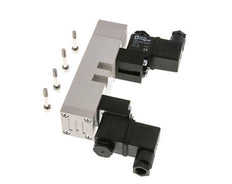 5/3 ISO 5599-1 Válvula solenoide de centro de presión 24V AC 2-10bar/28-140psi YPC