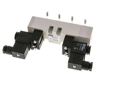 5/3 ISO 5599-1 Válvula solenoide de centro de presión 24V AC 2-10bar/28-140psi YPC