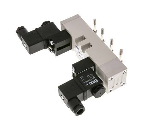 5/3 ISO 5599-1 Electroválvula de centro cerrado 230V AC 2-10bar/28-140psi YPC