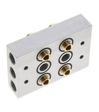 Colector 2 estaciones 5/2 5/3 vías Airtec M05/P05