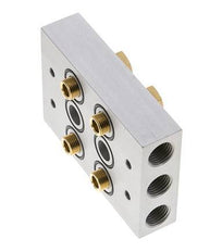 Colector 2 estaciones 5/2 5/3 vías Airtec M05/P05