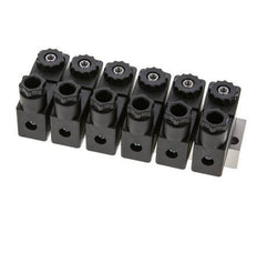 válvula solenoide 6x3/2 G1/8'' NC 24V DC -0.95-10bar/-13.2-140psi Airtec