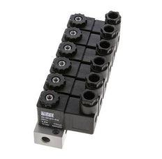 válvula solenoide 6x3/2 G1/8'' NC 24V DC -0.95-10bar/-13.2-140psi Airtec