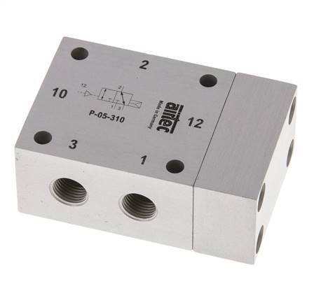 válvula piloto de aire 3/2 G1/8'' 2-10bar/28-140psi Airtec