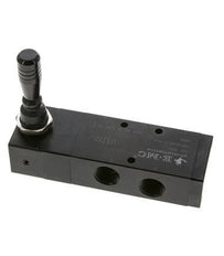 5/3 G1/2'' Válvula de palanca manual de escape Detent 0-8bar/0-112psi E.MC