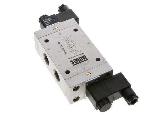 3/2 G1/2'' (G1/8'') Válvula de solenoide biestable piloto externo 24V AC 0-10bar/0-140psi Airtec