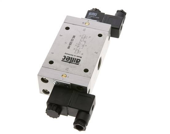 3/2 G1/2'' (G1/8'') Válvula de solenoide biestable piloto externo 24V AC 0-10bar/0-140psi Airtec