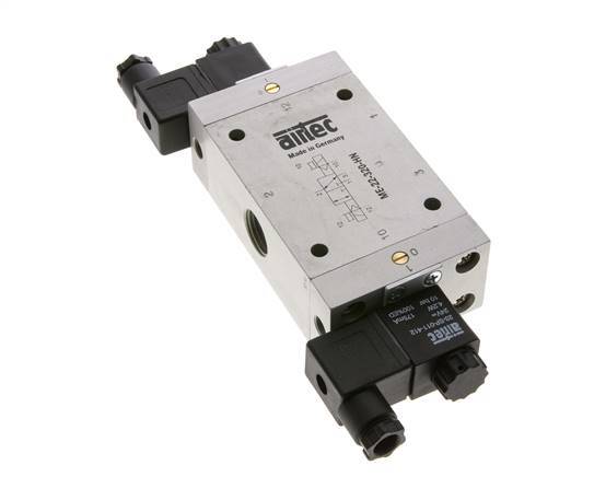 3/2 G1/2'' (G1/8'') Válvula de solenoide biestable piloto externo 24V AC 0-10bar/0-140psi Airtec