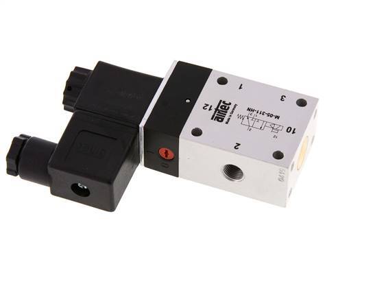 válvula de solenoide 3/2 G1/8'' NO 12V DC 3-10bar/42-140psi Airtec