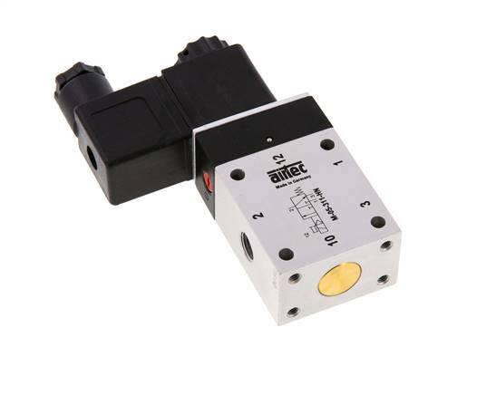 válvula de solenoide 3/2 G1/8'' NO 12V DC 3-10bar/42-140psi Airtec
