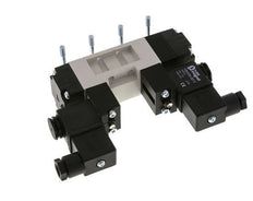 5/3 ISO 5599-1 Válvula solenoide central de escape 24V AC 2-10bar/28-140psi YPC
