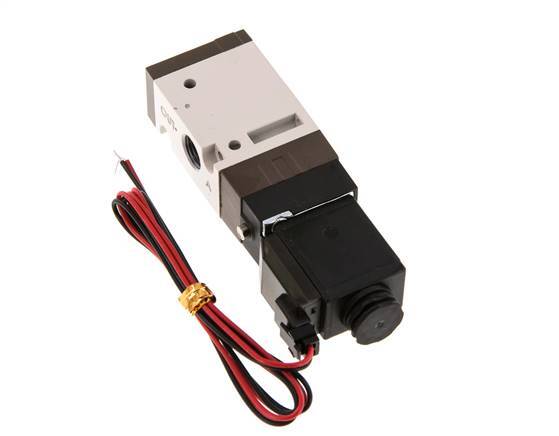 válvula de solenoide 3/2 G1/8'' NO 24V DC 1.5-10bar/21.0-140psi Enchufe de 2 pines YPC