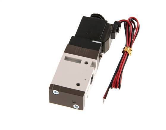 válvula de solenoide 3/2 G1/8'' NO 24V DC 1.5-10bar/21.0-140psi Enchufe de 2 pines YPC