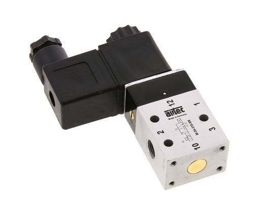 válvula de solenoide 3/2 G1/8'' NO 24V DC 2-10bar/28-140psi Airtec
