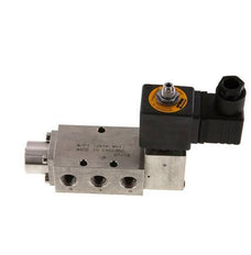 válvula solenoide 5/2 G1/4'' (G1/8'') Acero inoxidable 24V DC 3-12bar/42-168psi