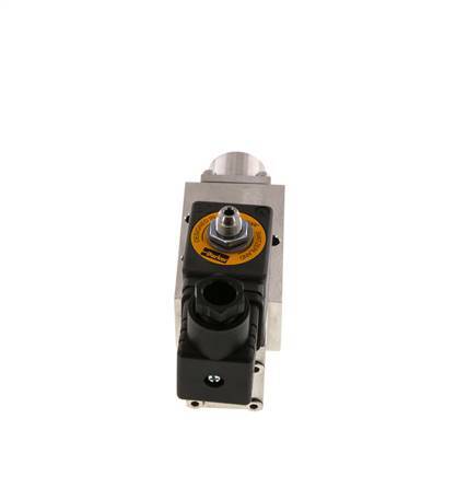 válvula solenoide 5/2 G1/4'' (G1/8'') Acero inoxidable 24V DC 3-12bar/42-168psi