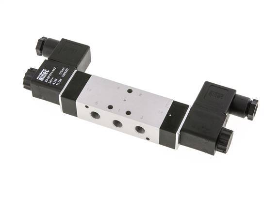 5/2 G1/8'' Electroválvula biestable 24V DC 3-10bar/42-140psi Airtec