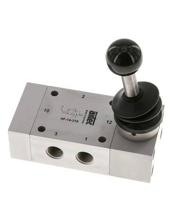 válvula de palanca manual 3/2 G1/4'' 0-12bar/0-168psi Airtec
