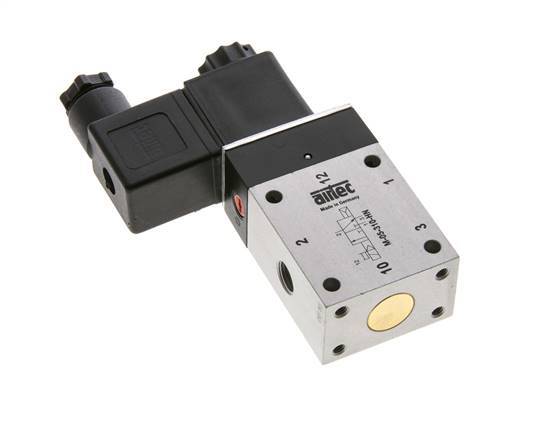 3/2 G1/8'' NC Electroválvula 24V DC 2-10bar/28-140psi Airtec