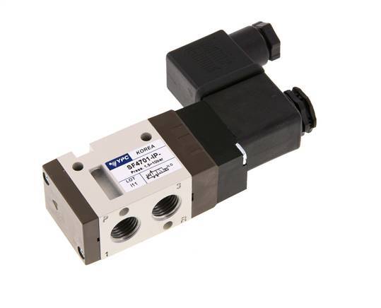 válvula de solenoide 3/2 G1/4'' NO 230V AC 1.5-10bar/21.0-140psi YPC