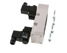 5/3 ISO 5599-2 Electroválvula de centro cerrado 24V AC 2-10bar/28-140psi YPC