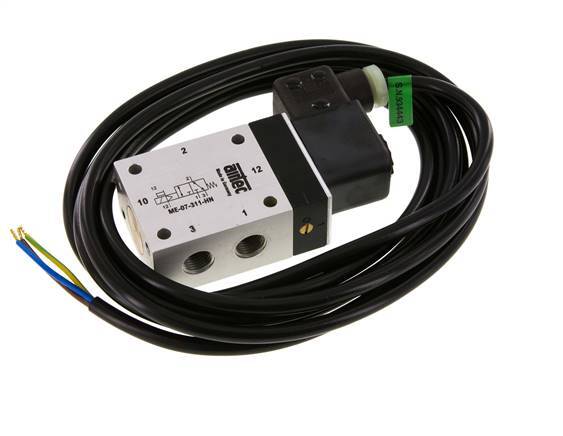 3/2 G1/4'' (G1/8'') Electroválvula Piloto Externo 230V AC ATEX 0-10bar/0-140psi Airtec