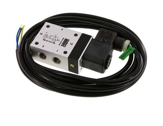 3/2 G1/4'' (G1/8'') Electroválvula Piloto Externo 230V AC ATEX 0-10bar/0-140psi Airtec