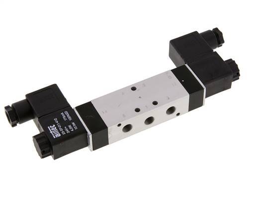 válvula solenoide central de escape 5/3 G1/8'' 24V AC 3-10bar/42-140psi Airtec