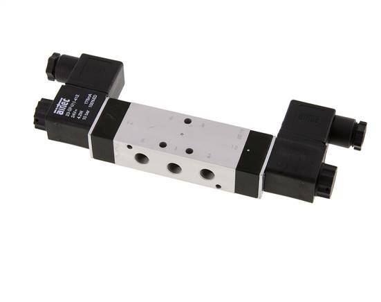 válvula solenoide central de escape 5/3 G1/8'' 24V AC 3-10bar/42-140psi Airtec