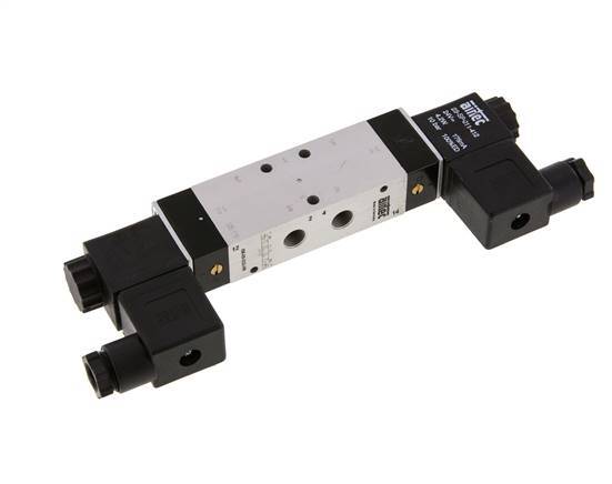 válvula solenoide central de escape 5/3 G1/8'' 24V AC 3-10bar/42-140psi Airtec