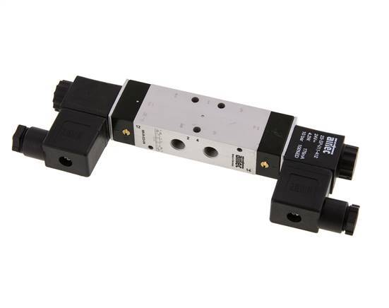 válvula solenoide central de escape 5/3 G1/8'' 24V AC 3-10bar/42-140psi Airtec