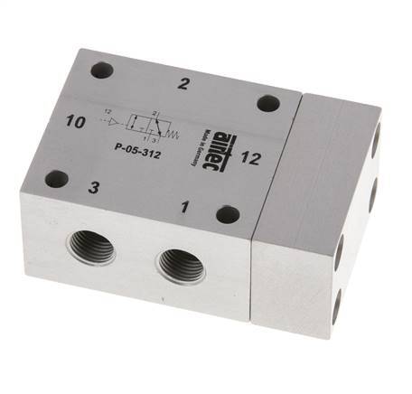 válvula piloto de aire 3/2 G1/8'' -0,95-10bar/-13,2-140psi Airtec
