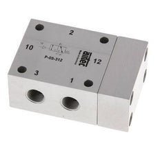 válvula piloto de aire 3/2 G1/8'' -0,95-10bar/-13,2-140psi Airtec