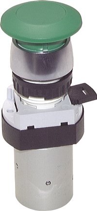 válvula de botón de palma 5/2 M5 Negra 0-12bar/0-168psi 22.5mm Airtec